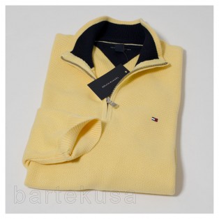 Tommy Hilfiger Sweter Meski -Half Zip Sweater 